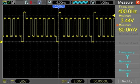 oscilloscope waveform