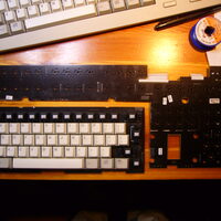 keyboard in two parts