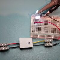 LEDs and oscilloscope