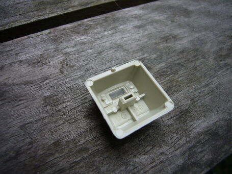 windowed keycap